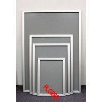 Easy open and closed aluminum extrusion clip photo frame