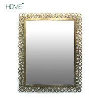 Home Plus Wall Decorative DIY  Iron metal frame Mirrors Wall Decoration